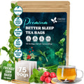 Premium Better Sleep Herbal Tea | Special Herbal Sleep Tea, Caffeine-Free Loose Leaf Blend with Spearmint Leaves, Lemongrass Leaves, and Hawthorn Berry – Naturally Refreshing and Aromatic